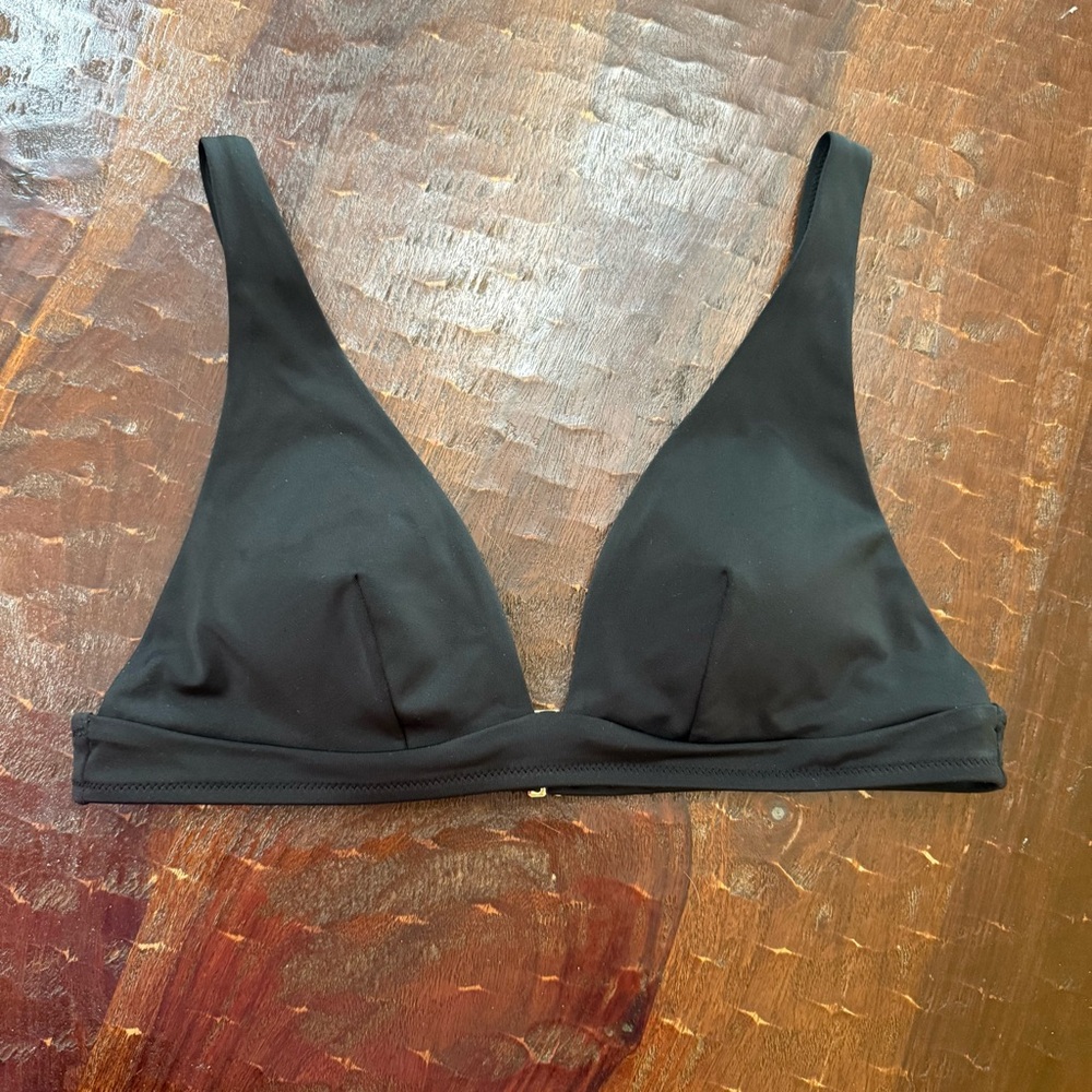 Shade & Shore Black Triangle Bikini Top